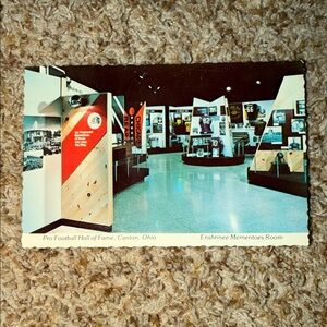 Postcard Canton, Ohio, Pro Football Hall of Fame